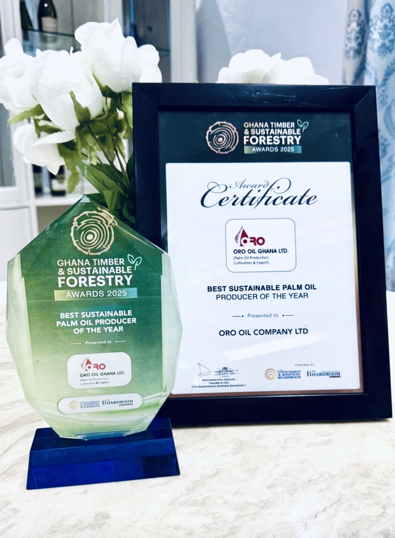 Best Sustainable Producer 2025 Award